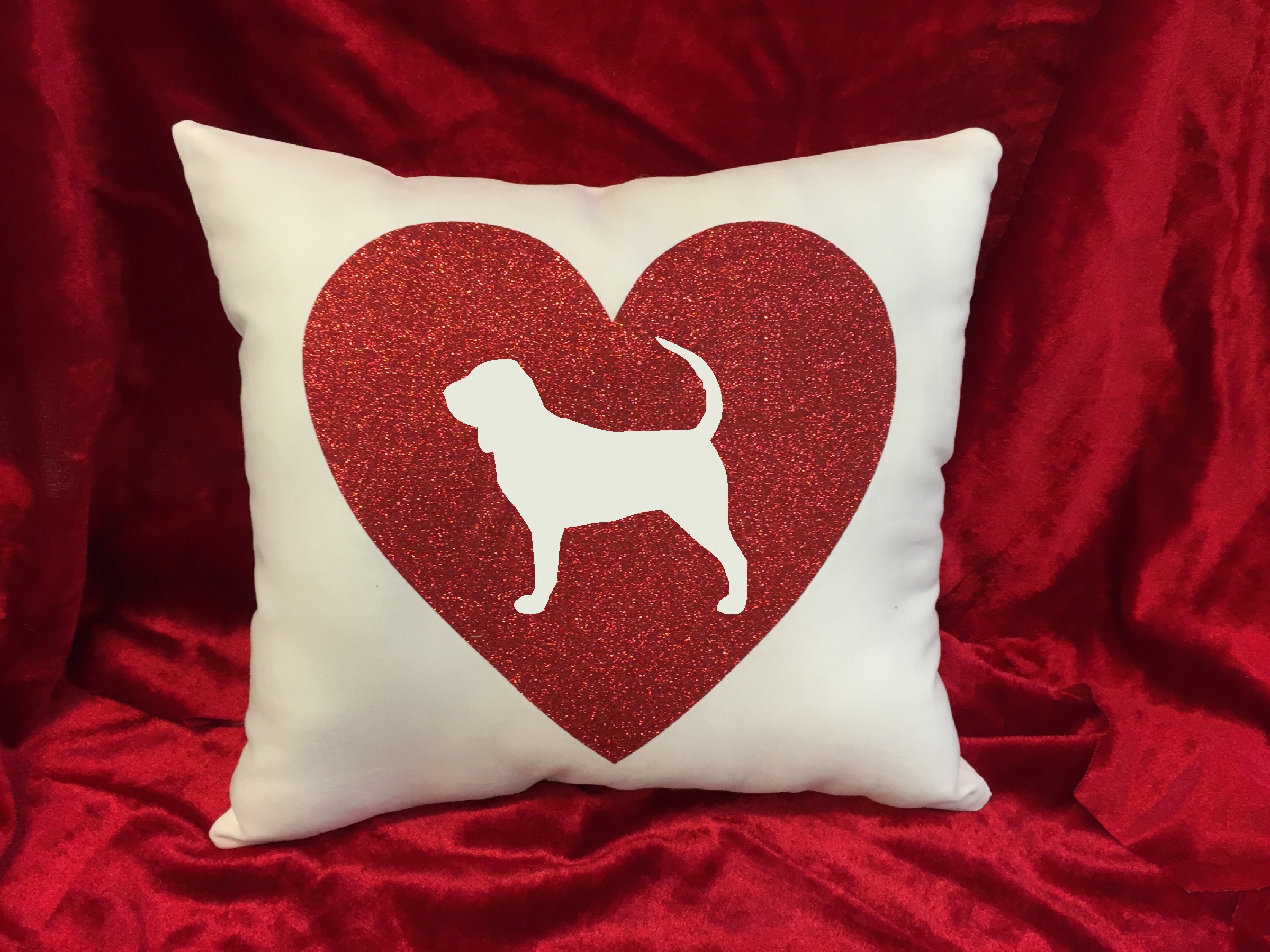 Dogs - Throw Pillow - Bloodhound